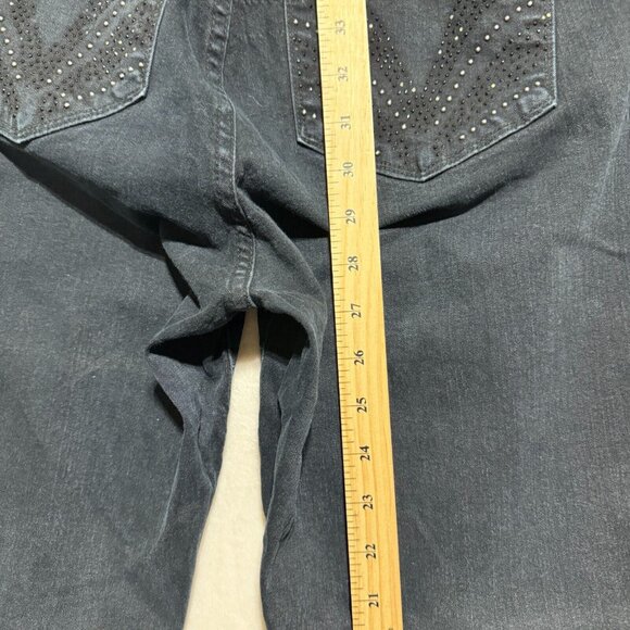 Not Your Daughters Jeans Black Bootcut NYDJ Womens Size 12 - Made in USA - Picture 15 of 16